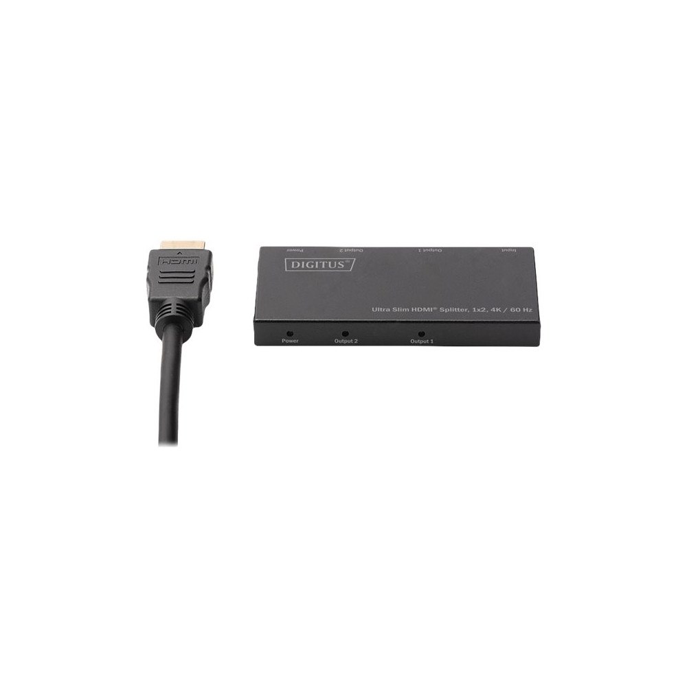 Digitus DIGITUS Ultra Slim HDMI Splitter DS-45322 - video/audiosplitter - 2 portar