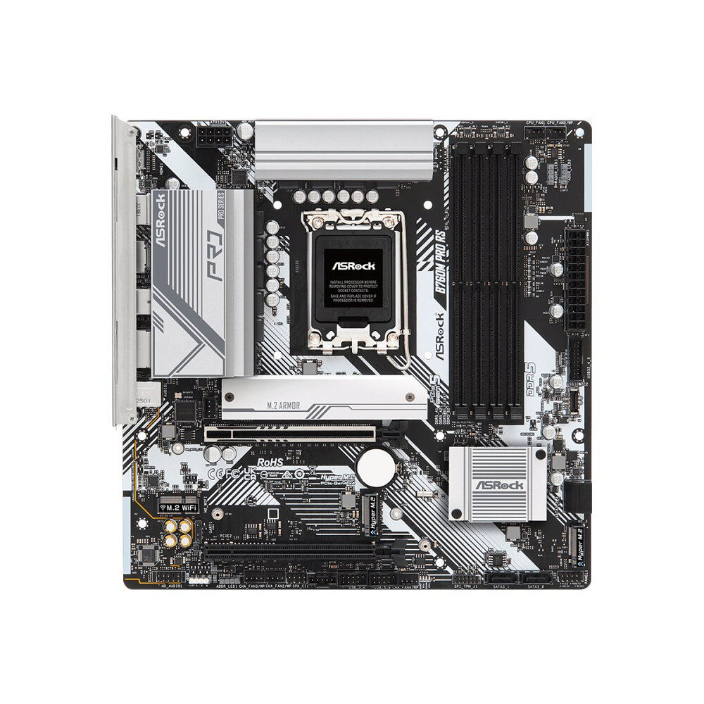 ASRock ASRock B760M PRO RS/D5 - moderkort - micro ATX - LGA1700-uttag - B760