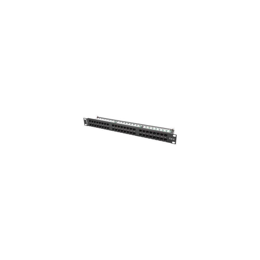 LANBERG Lanberg PPU6-1048-B - patch-panel - 1U - 19"