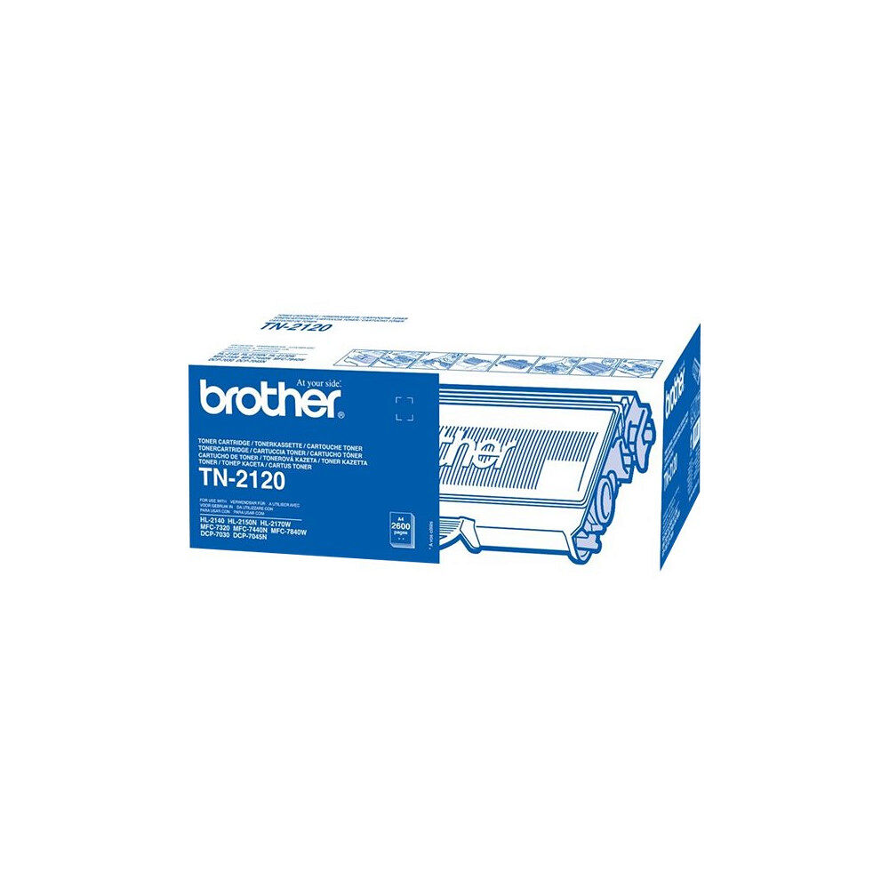 Brother Brother TN2120 - svart - original - tonerkassett