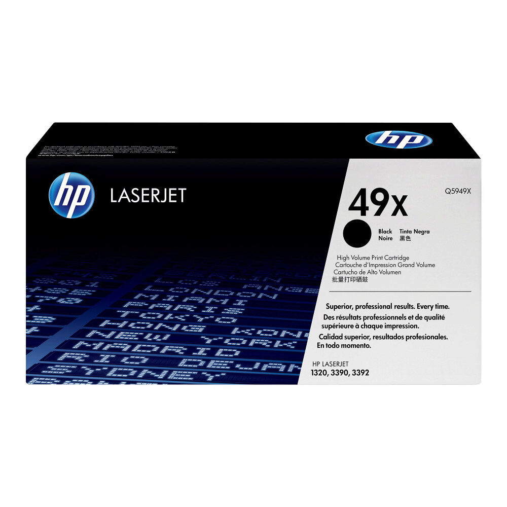 Hewlett-Packard HP 49X - Lång livslängd - svart - original - LaserJet - tonerkassett (Q5949X)