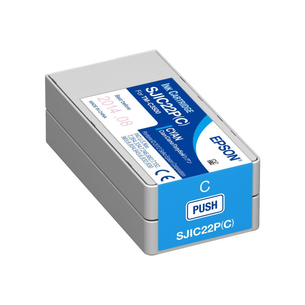 EPSON Epson SJIC22P(C) - cyan - original - bläckpatron