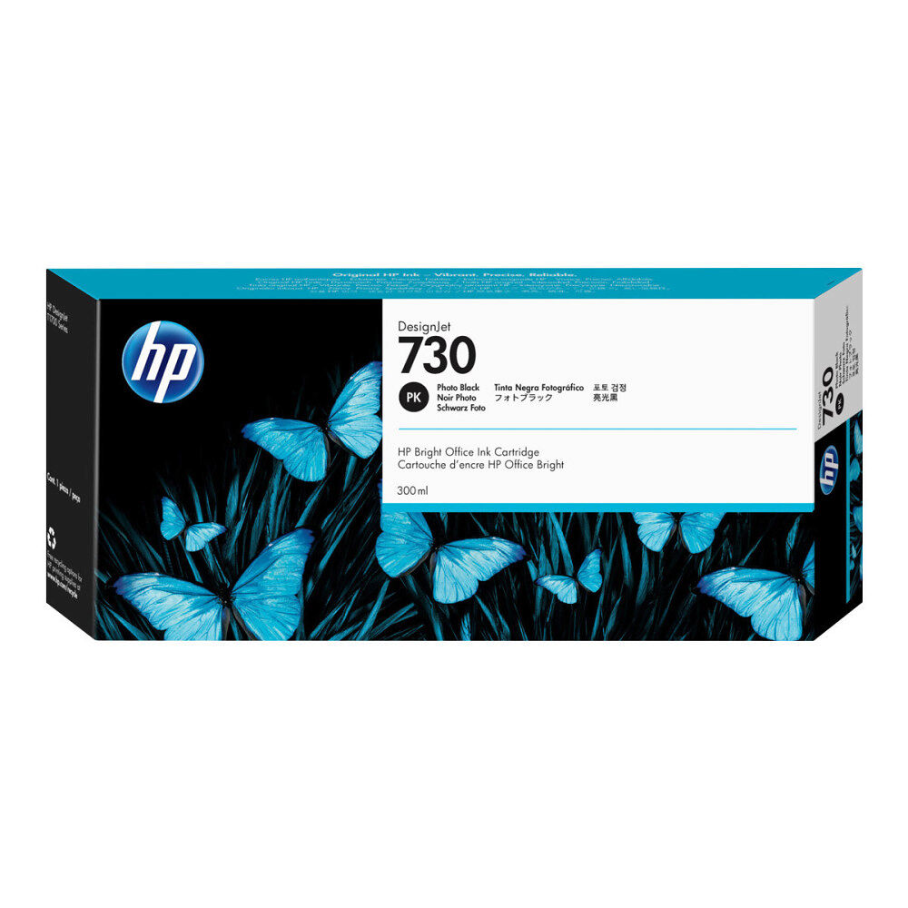 Hewlett-Packard HP 730 - hög kapacitet - foto-svart - original - DesignJet - bläckpatron