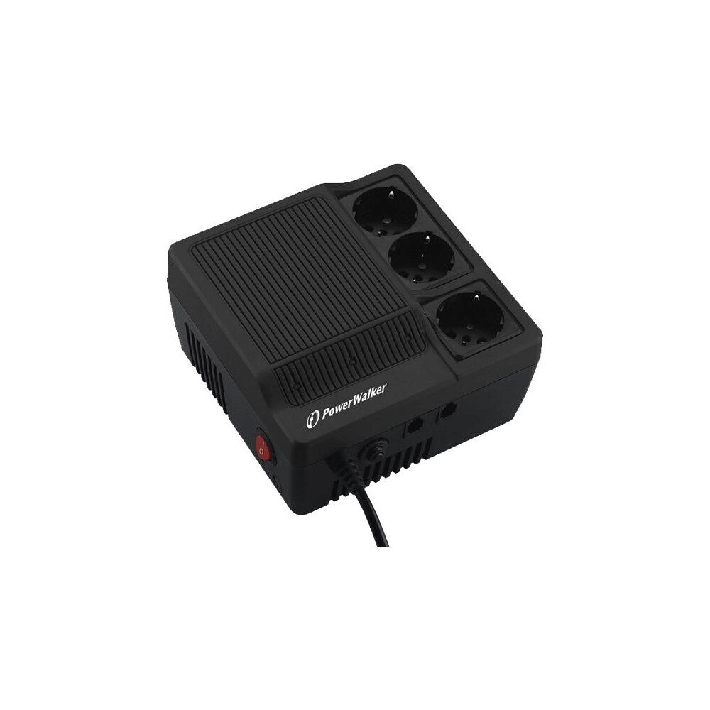 POWER WALKER PowerWalker AVR 1000 - automatisk spänningsregulator - 600 Watt - 1000 VA