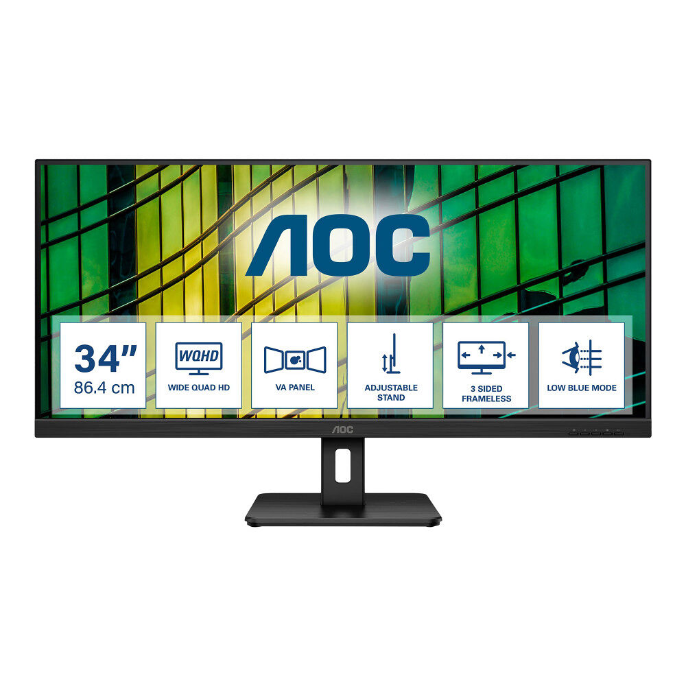 AOC AOC Essential-line U34E2M/BK - LED-skärm - 34"