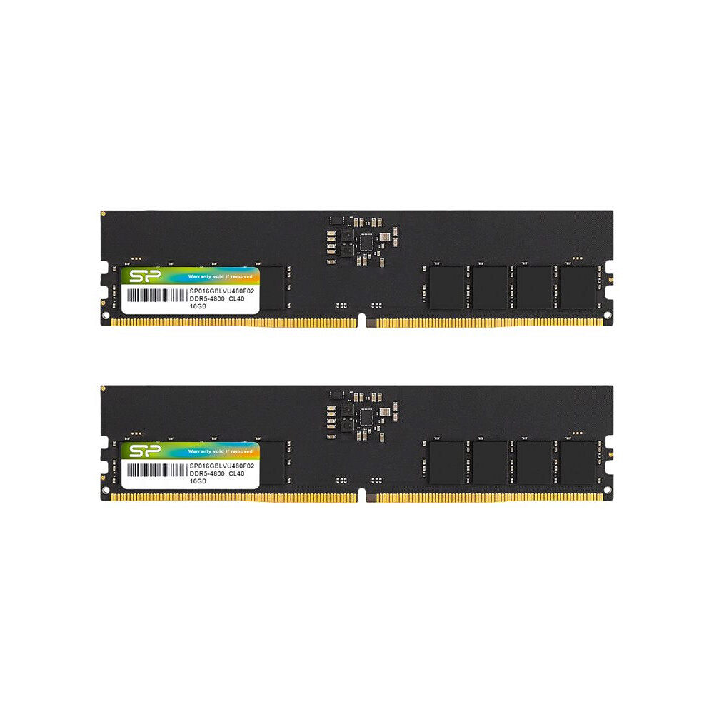 Silicon Power SILICON POWER - DDR5 - sats - 32 GB: 2 x 16 GB - DIMM 288-pin - 4800 MHz / PC5-38400 - ej buffrad