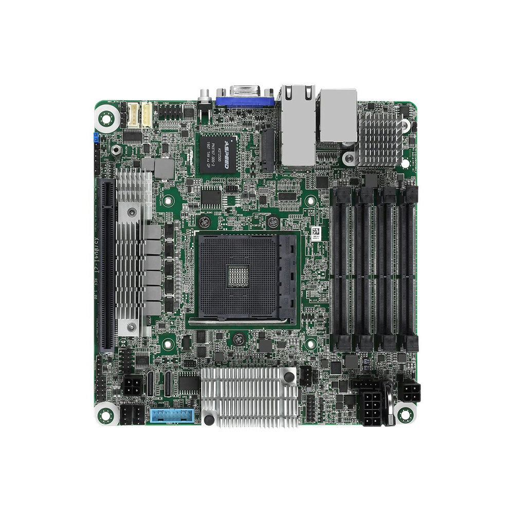 ASRock ASRock Rack X570D4I-2T - moderkort - mini ITX - Socket AM4 - AMD X570