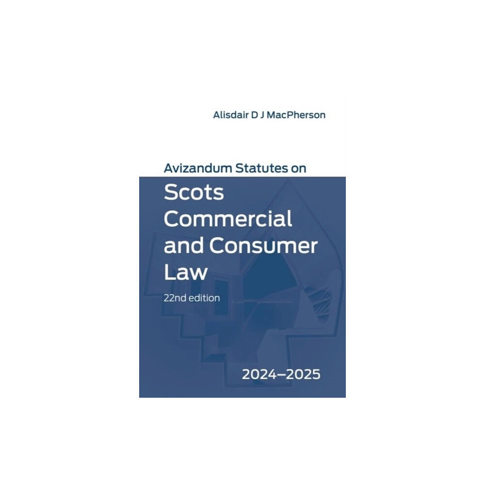 Edinburgh university press Avizandum Statutes on Scots Commercial and Consumer Law (häftad, eng)