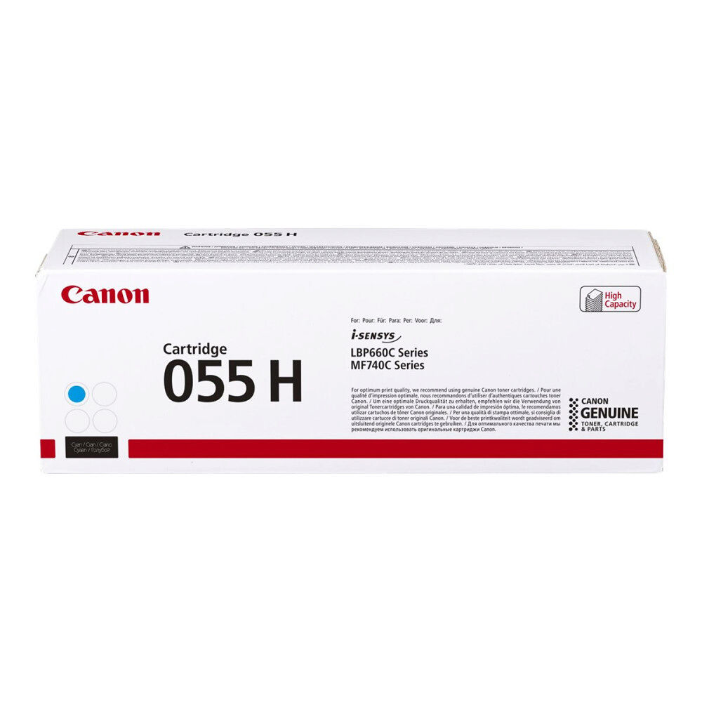 CANON Canon 055 H - hög kapacitet - cyan - original - tonerkassett
