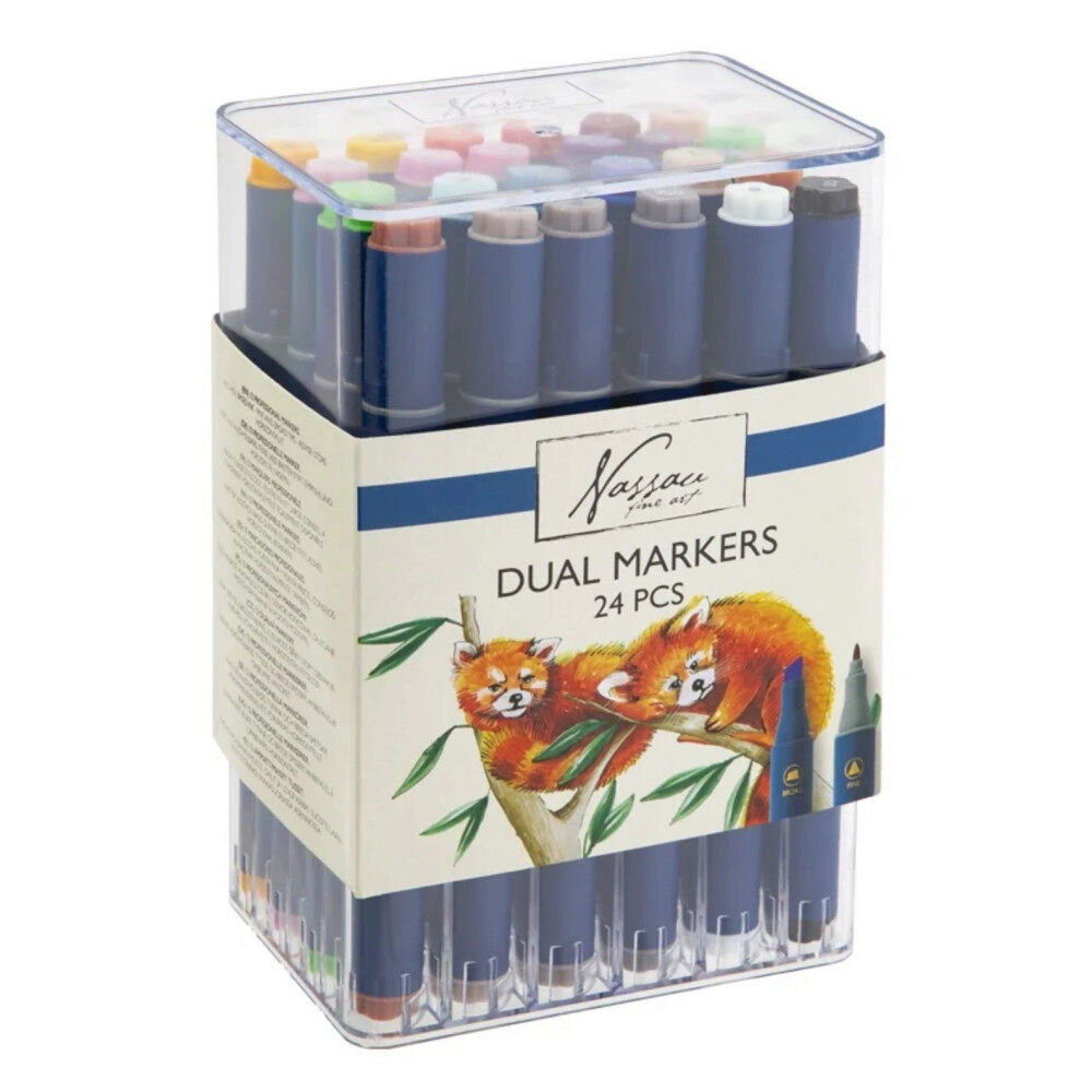 Legind A/S Dual markers, 2-i-1-tusch : 24 st i ask