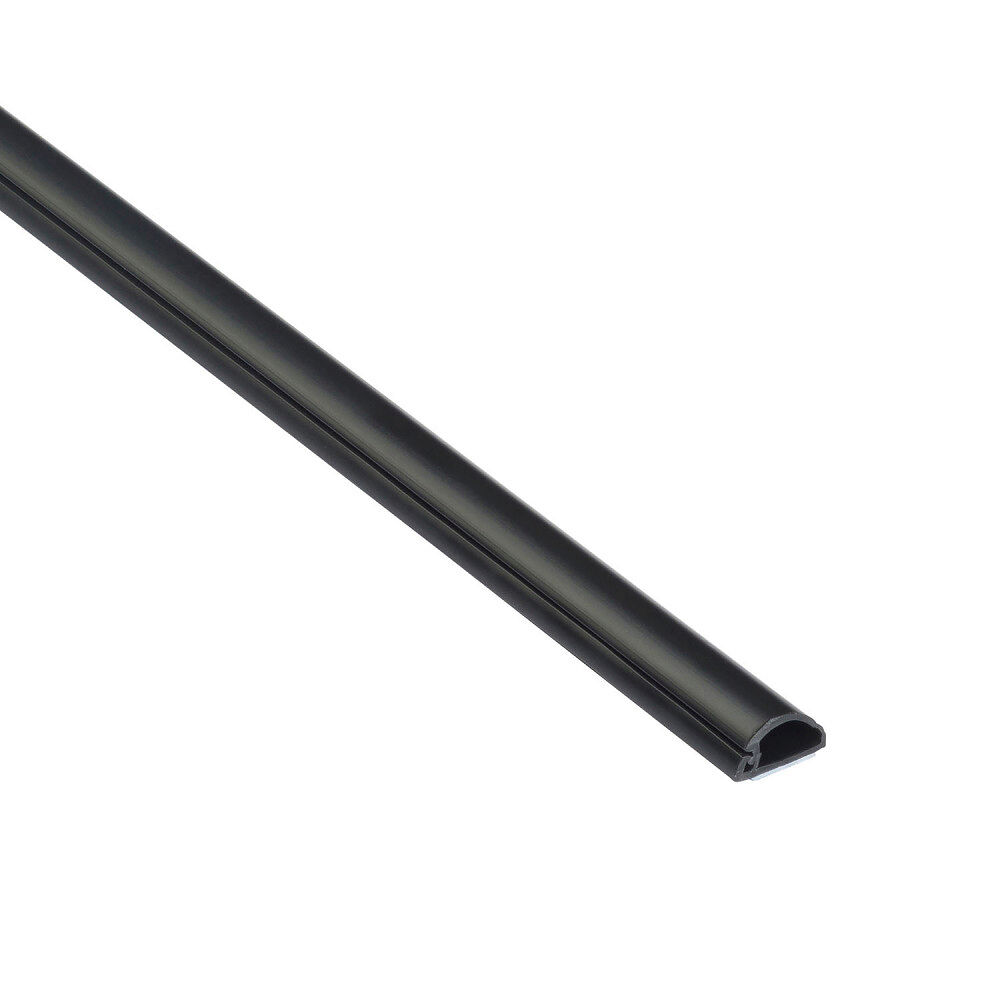 D-LINE Trunking 16x8 Half Round 2.0m Black