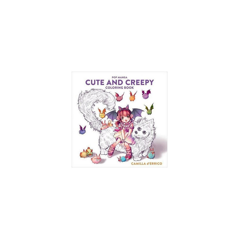 C D'errico Pop Manga Cute and Creepy Coloring Book (pocket, eng)