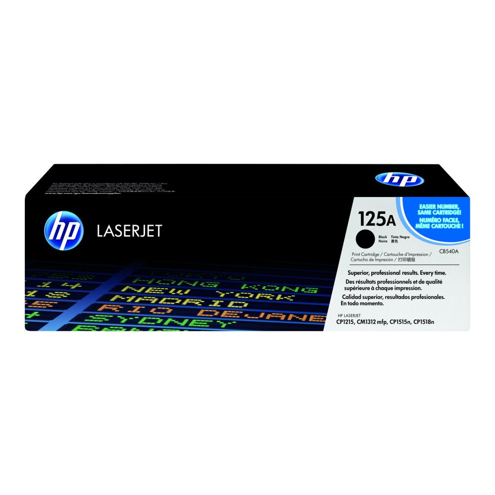 Hewlett-Packard HP 125A - svart - original - LaserJet - tonerkassett (CB540A)
