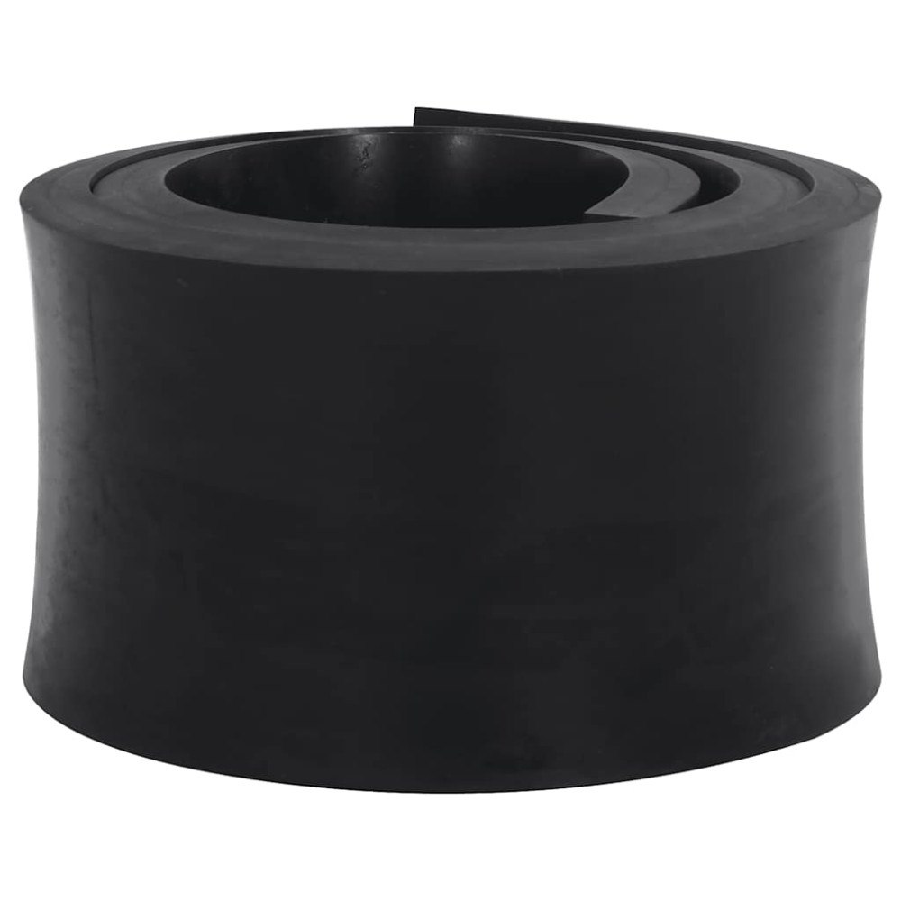 vidaXL Gummikant för snöplog svart 150x15x2 cm
