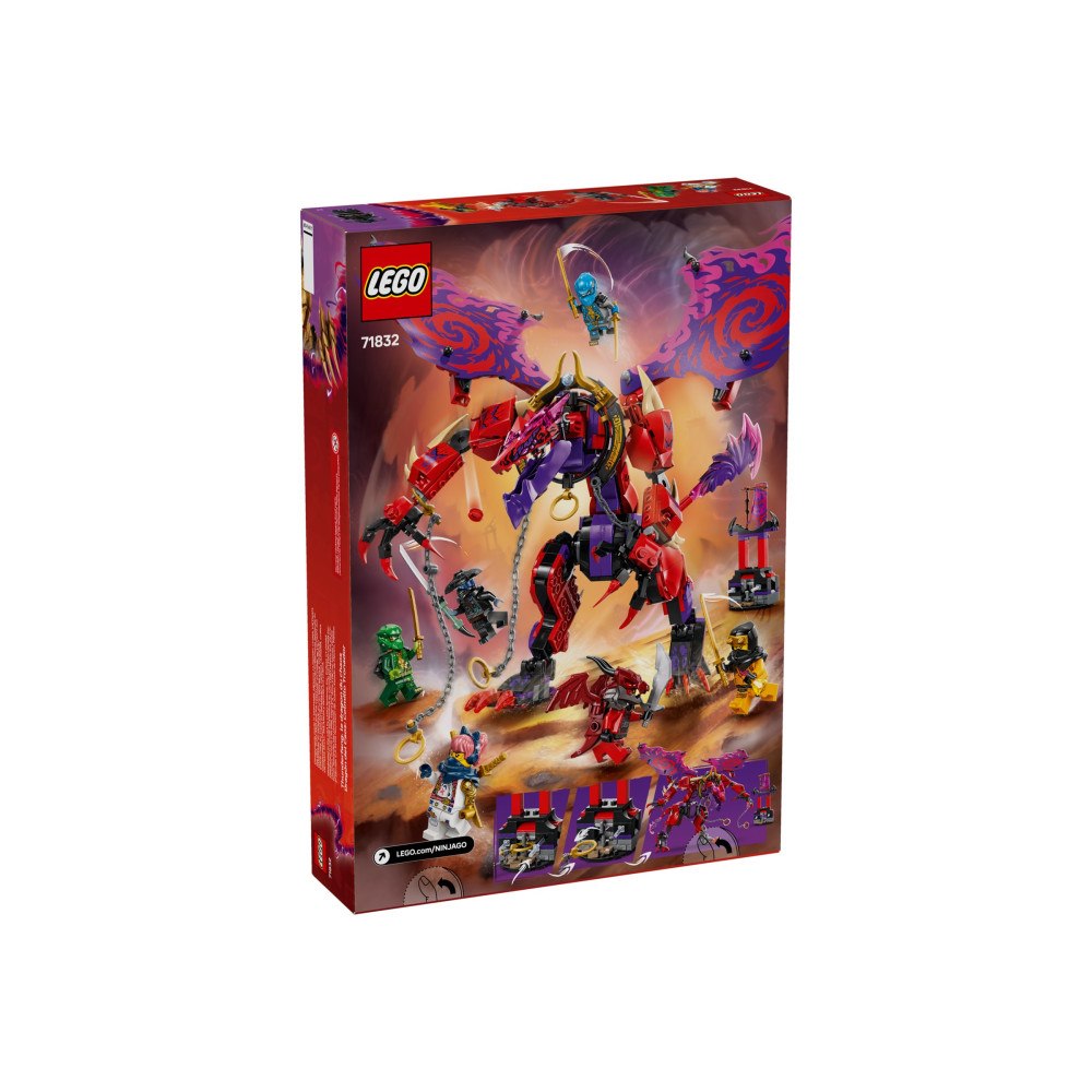 LEGO LEGO Ninjago 71832 - Thunderfang Dragon of Chaos - byggsats