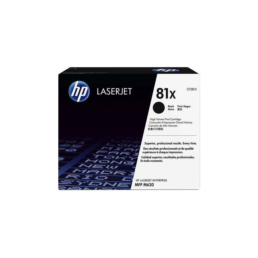 HP Toner HP CF281X 81X 25K svart