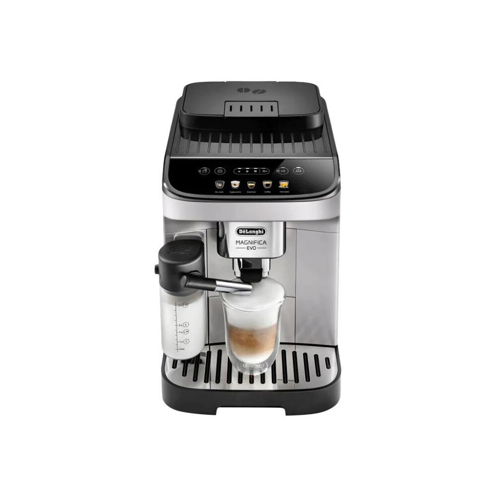 Delonghi De'Longhi Magnifica Evo ECAM290.61.SB - automatisk kaffekokare med mjölkskummare - 15 bar - silver/svart