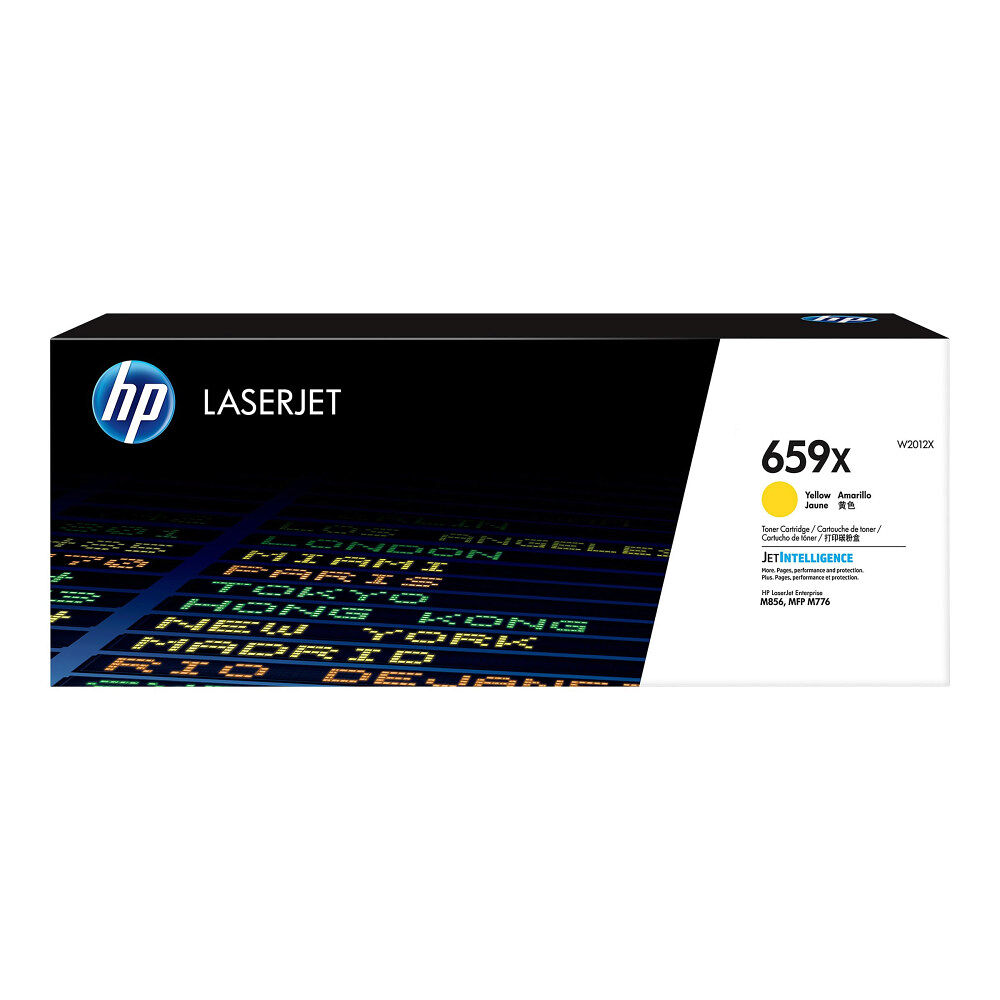 Hewlett-Packard HP 659X - gul - original - LaserJet - tonerkassett (W2012X)