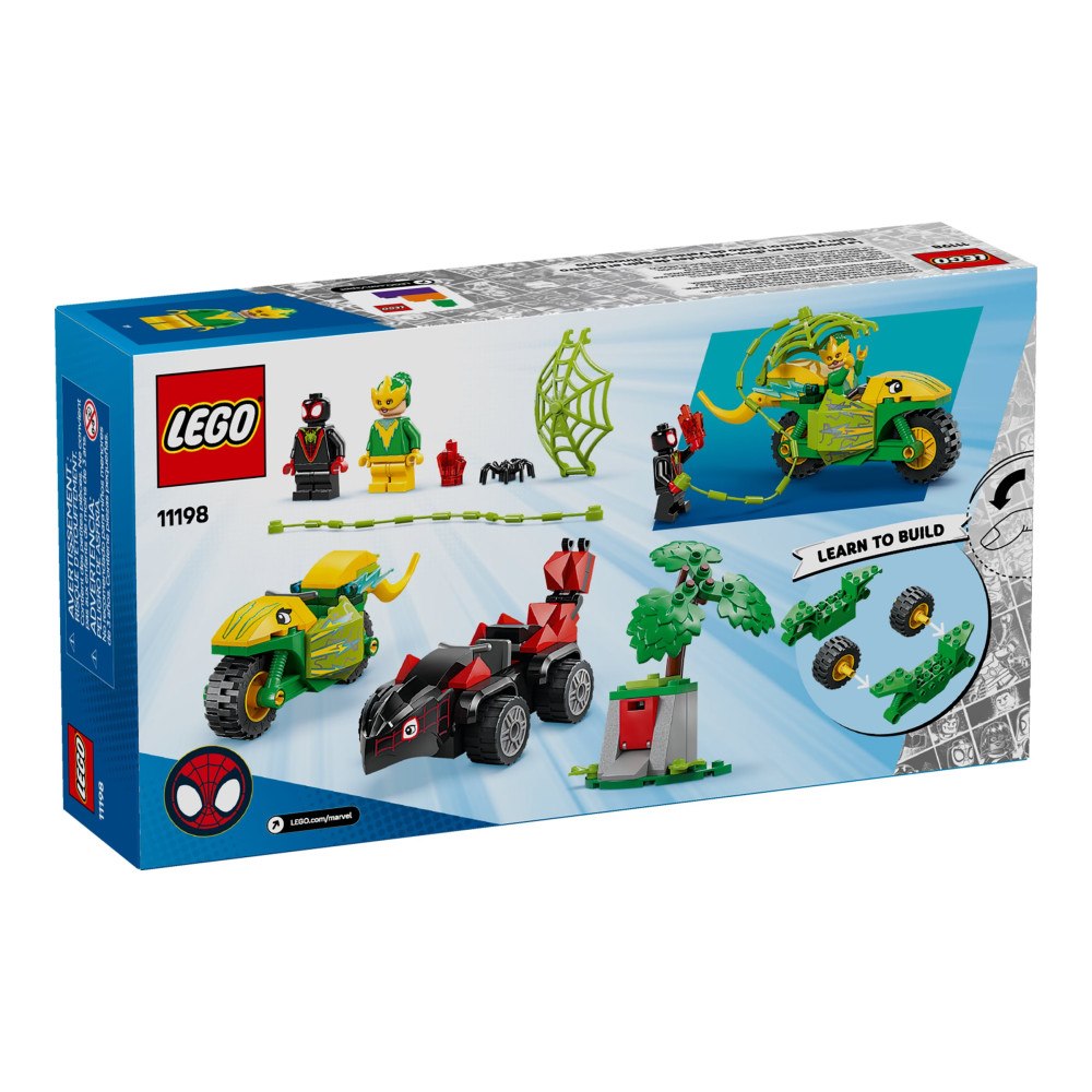 LEGO LEGO Marvel 11198 - Snurra och elektro dinosauriefordon jagt - byggsats