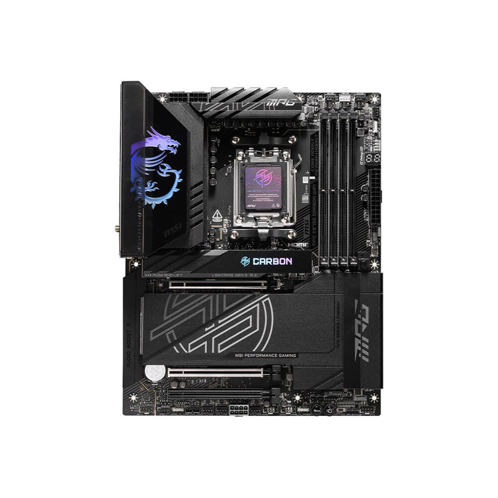 MSI MSI MPG X870E CARBON WIFI - moderkort - ATX - Socket AM5 - AMD X870E