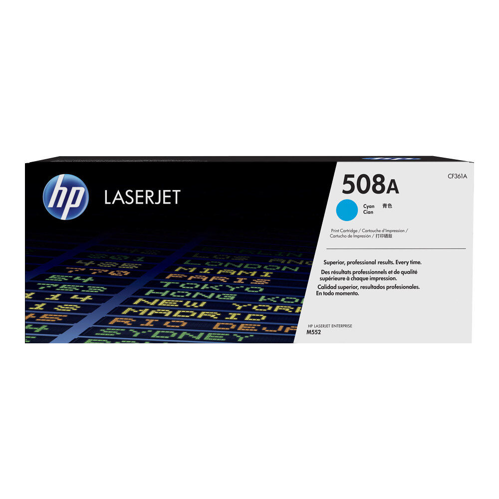 Hewlett-Packard HP 508A - cyan - original - LaserJet - tonerkassett (CF361A)