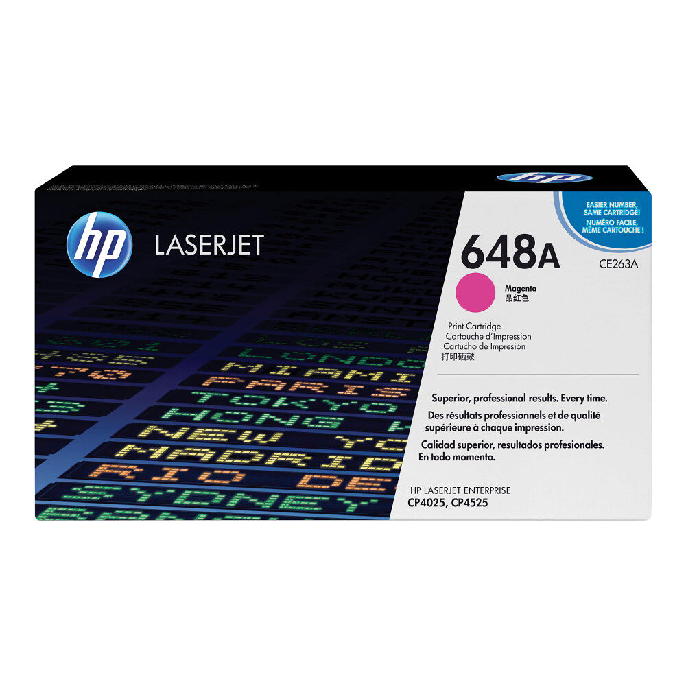 Hewlett-Packard HP 648A - magenta - original - LaserJet - tonerkassett (CE263A)