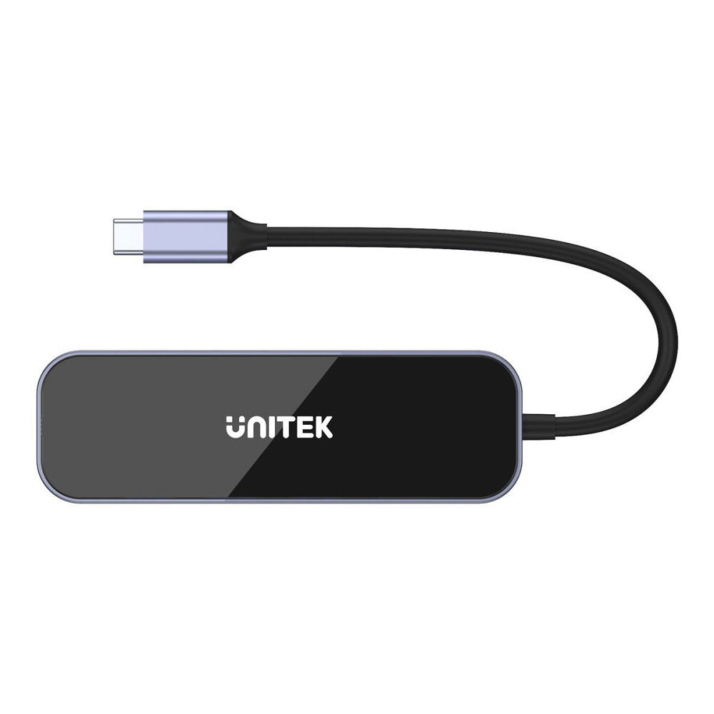 UNITEK Unitek uHUB H6 D1084A - dockningsstation - USB-C - HDMI - 1GbE