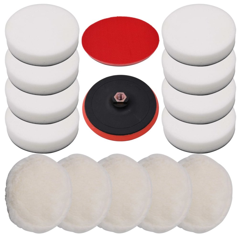 vidaXL Polerset 14 delar 180 mm