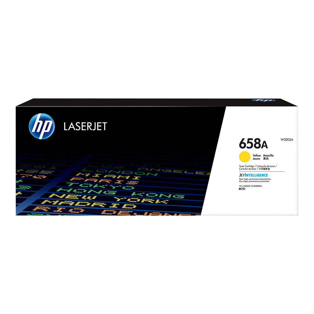 Hewlett-Packard HP 658A - gul - original - LaserJet - tonerkassett (W2002A)