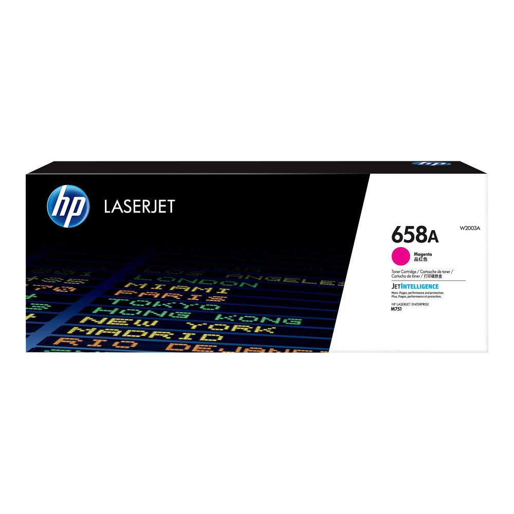 Hewlett-Packard HP 658A - magenta - original - LaserJet - tonerkassett (W2003A)