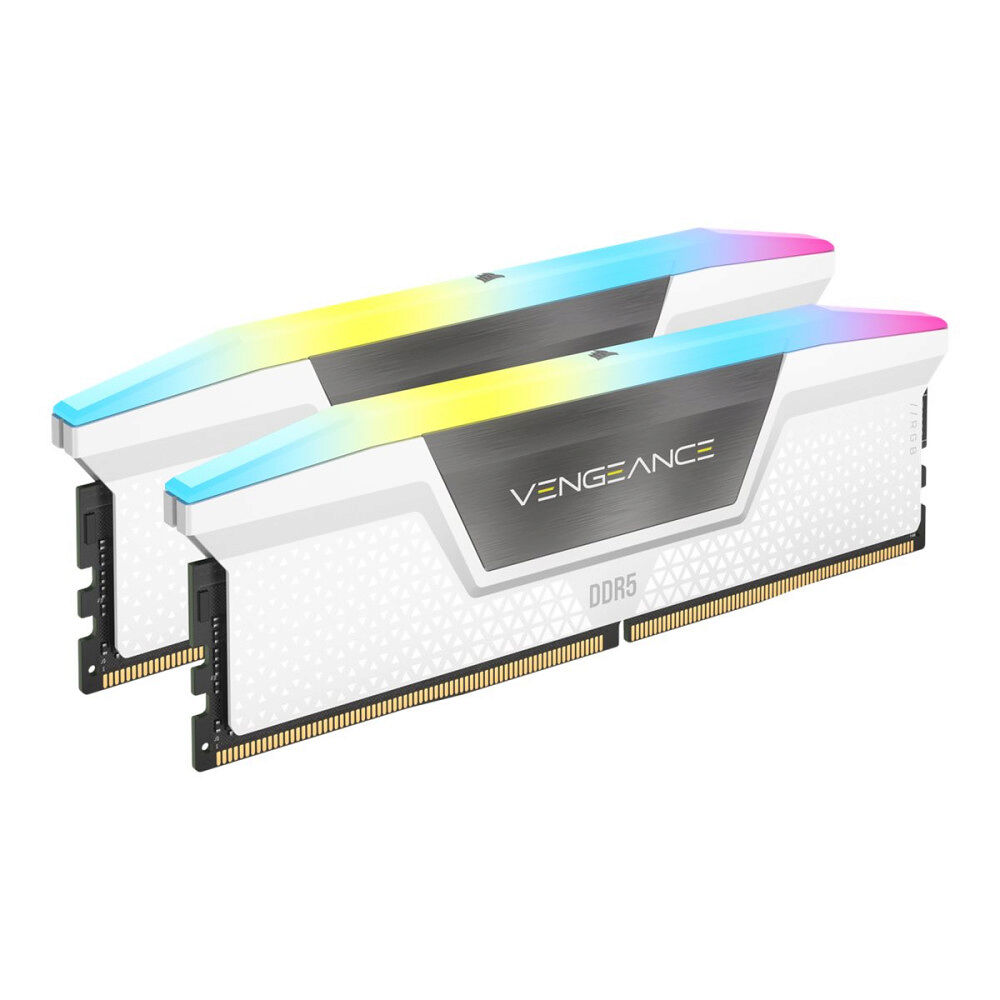 Corsair CORSAIR Vengeance RGB - DDR5 - sats - 32 GB: 2 x 16 GB - DIMM 288-pin - 6000 MHz / PC5-48000