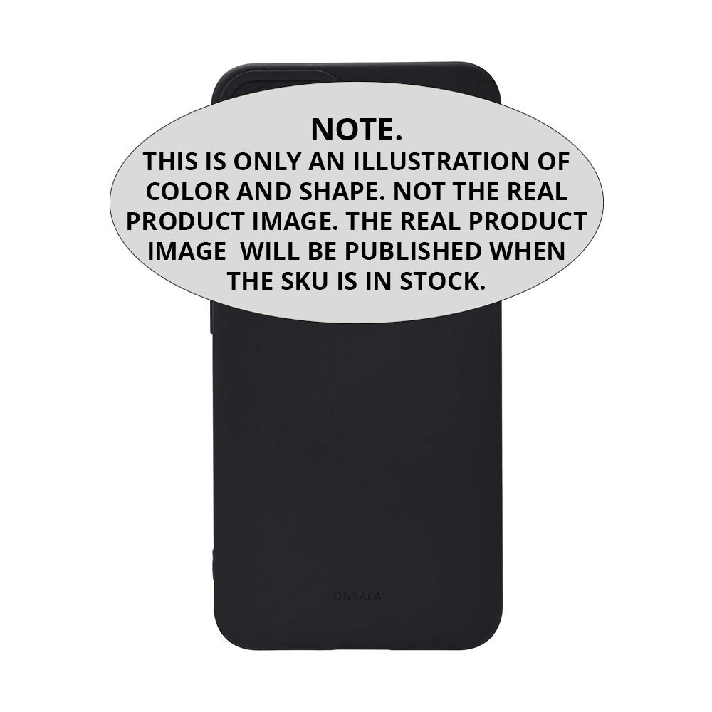 ONSALA Back Silicone Touch Recycled Samsung Galaxy S25 Edge Black