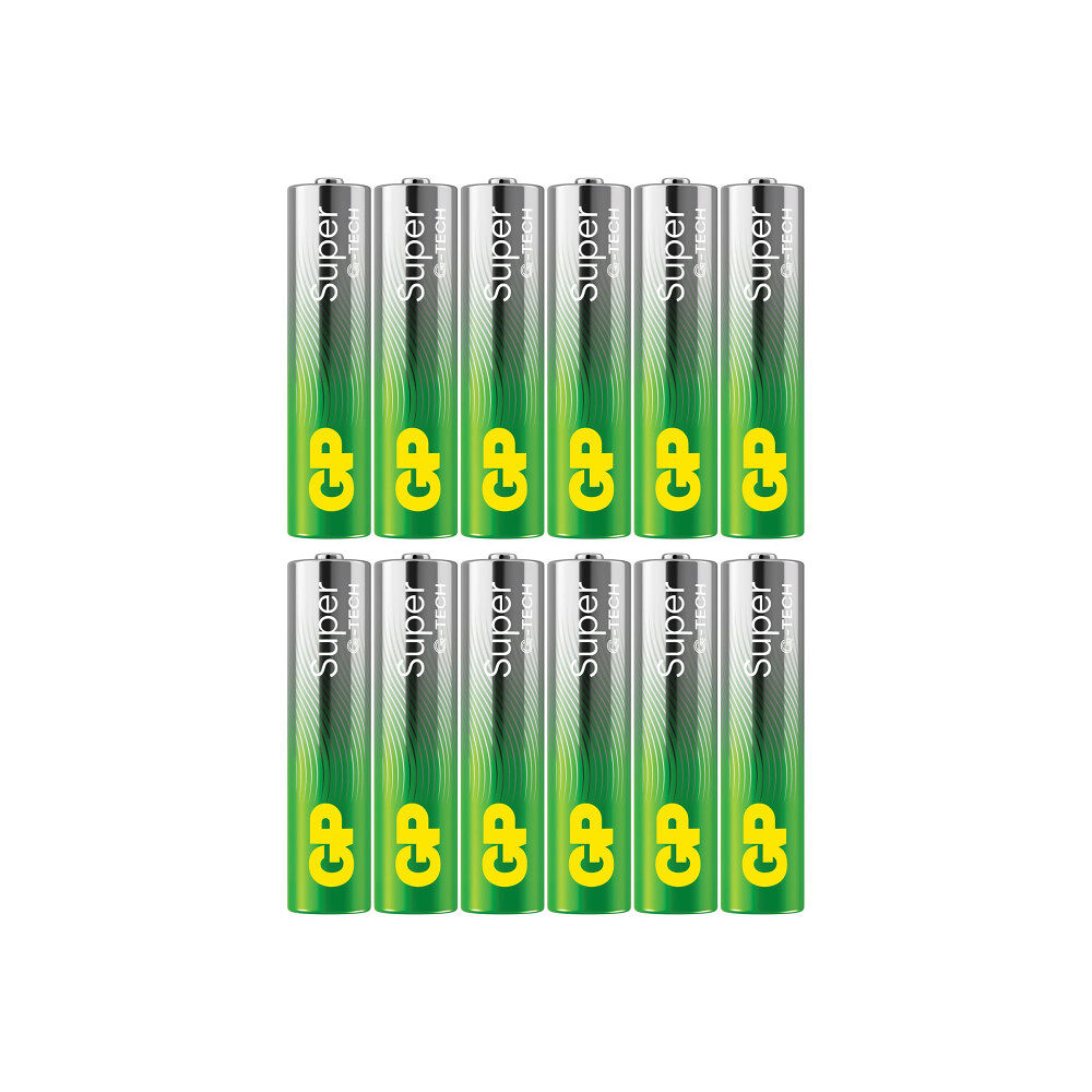 GP Batteries GP Super batteri - 12 x AAA - alkaliskt