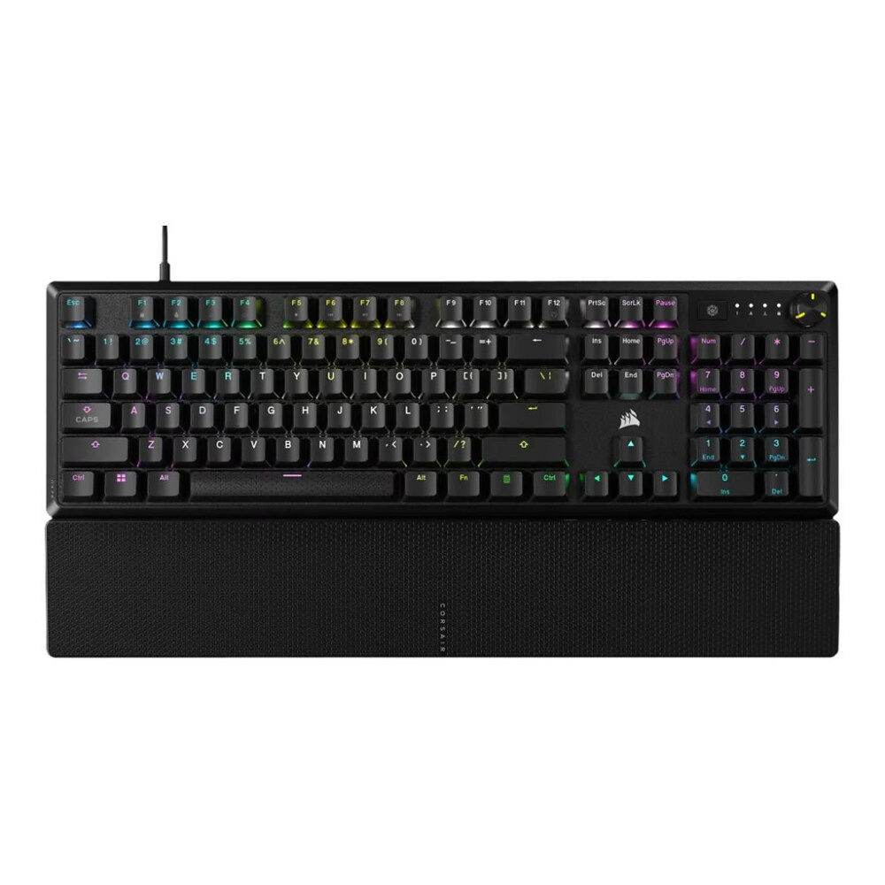 Corsair CORSAIR K70 CORE RGB - tangentbord - 100% full size - QWERTY - Nordisk - svart Inmatningsenhet