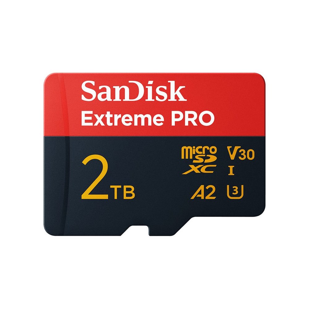 SANDISK SanDisk Extreme Pro - flash-minneskort - 2 TB - mikroSDXC UHS-I
