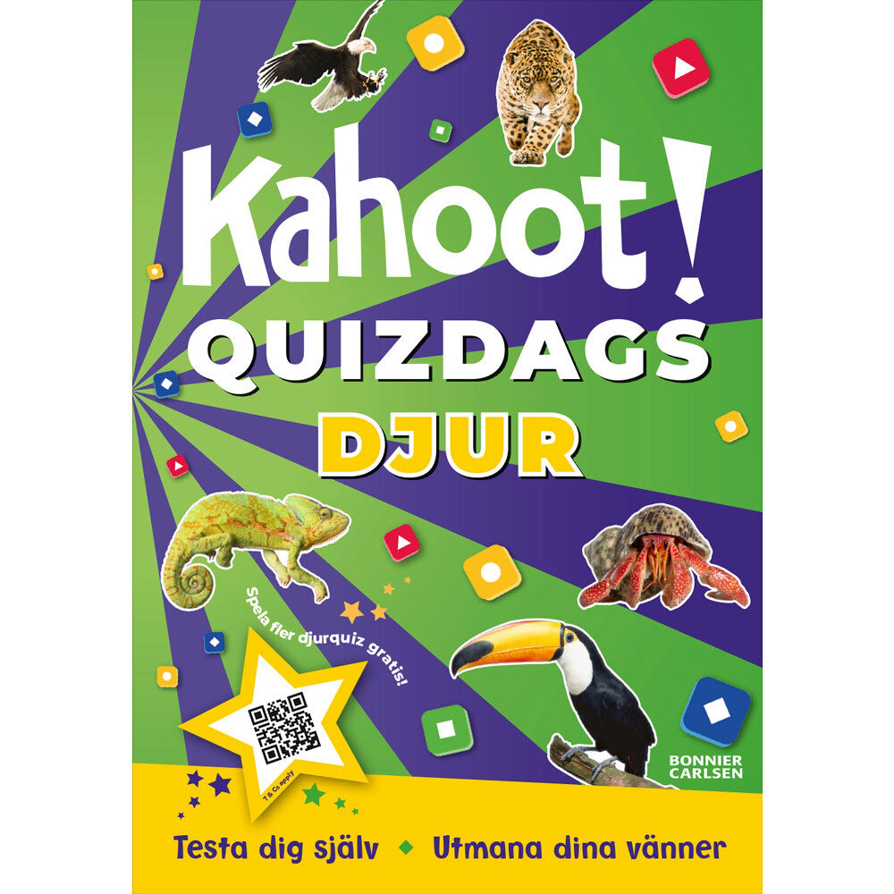 Kahoot!/Dorling Kindersley Kahoot! Quizdags: Djur (bok, flexband)