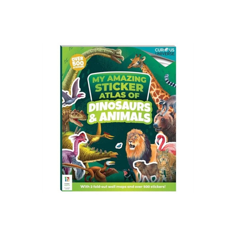 Hinkler Books Incredible Sticker Atlas Dinosaurs and Animals (häftad, eng)