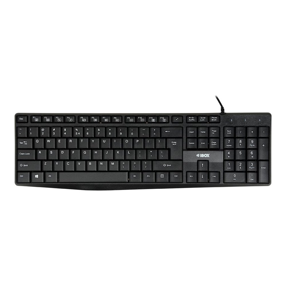 IBOX iBOX Eris - tangentbord - QWERTY - svart Inmatningsenhet