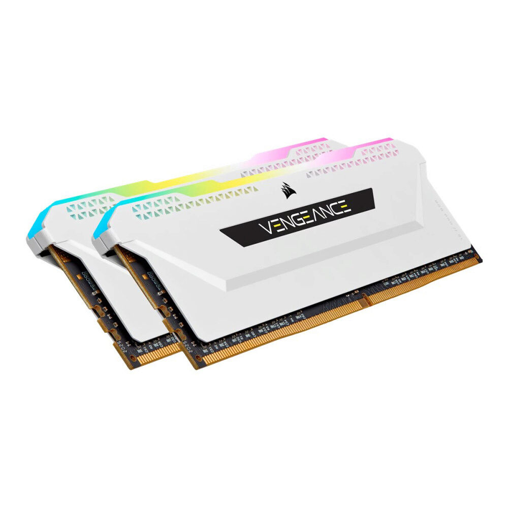 Corsair CORSAIR Vengeance RGB PRO SL - DDR4 - sats - 32 GB: 2 x 16 GB - DIMM 288-pin - 3200 MHz / PC4-25600 - ej buffrad