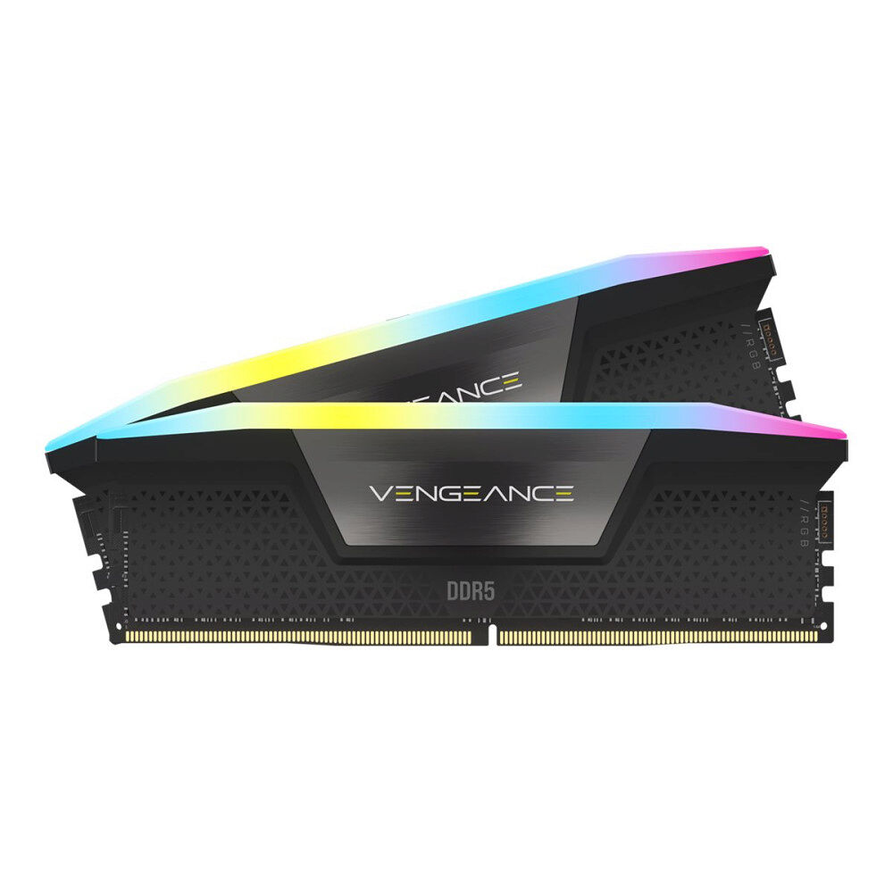 Corsair CORSAIR Vengeance RGB - DDR5 - sats - 32 GB: 2 x 16 GB - DIMM 288-pin - 7200 MHz / PC5-57600 - ej buffrad