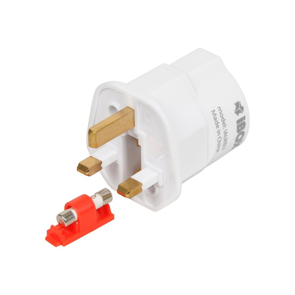 IBOX iBOX IAUKEA - adapter för effektkontakt - Typ G till Typ E