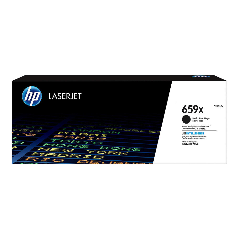 Hewlett-Packard HP 659X - svart - original - LaserJet - tonerkassett (W2010X)