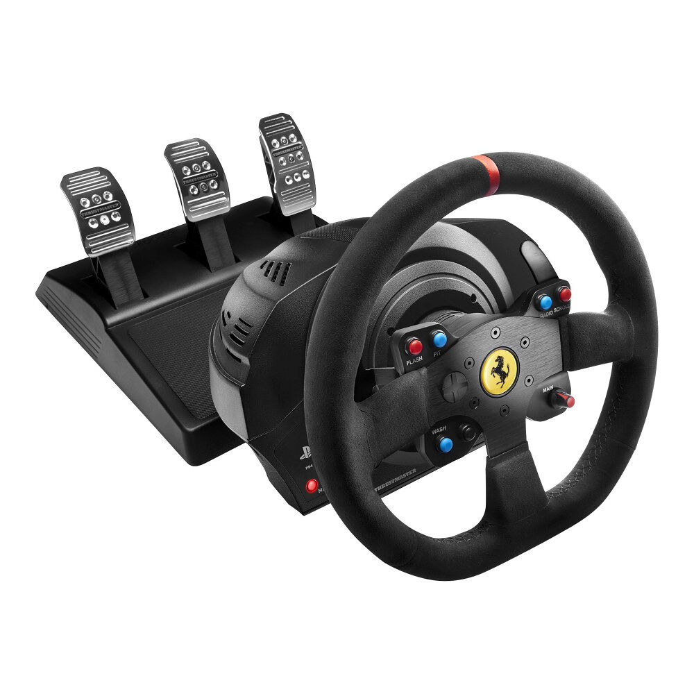 ThrustMaster Thrustmaster Ferrari T300 Integral Racing - Alcantara - ratt- och pedaluppsättning - kabelansluten