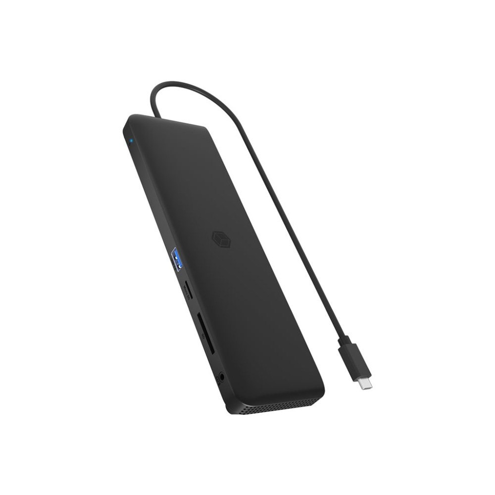 No Name ICY BOX 11-in-1 Mobile with Triple Video Output - dockningsstation - USB-C - 2 x HDMI, DP - 1GbE