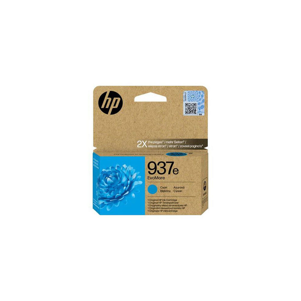 HP Bläckpatron HP 4S6W6NE 937e cyan