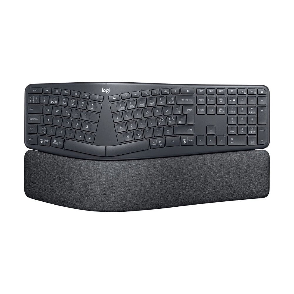 Logitech Logitech ERGO K860 Split Keyboard for Business - tangentbord - QWERTY - USA, internationellt - grafit Inmatningsenhet