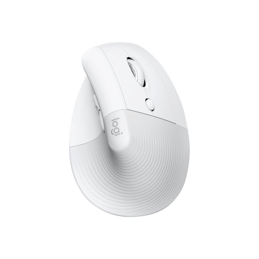 Logitech Logitech Lift for Mac - vertikal mus - Bluetooth - offwhite