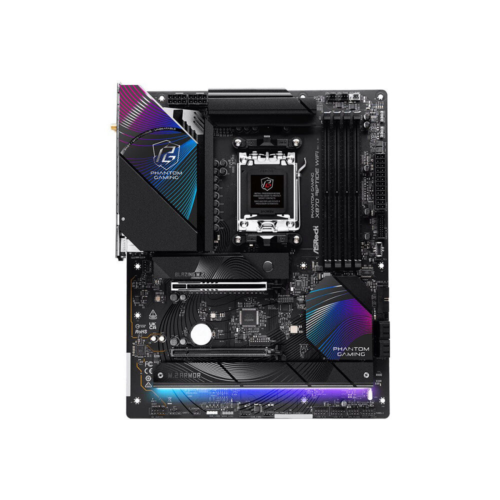 ASRock ASRock Phantom Gaming X870 RIPTIDE WiFi - moderkort - ATX - Socket AM5 - AMD X870