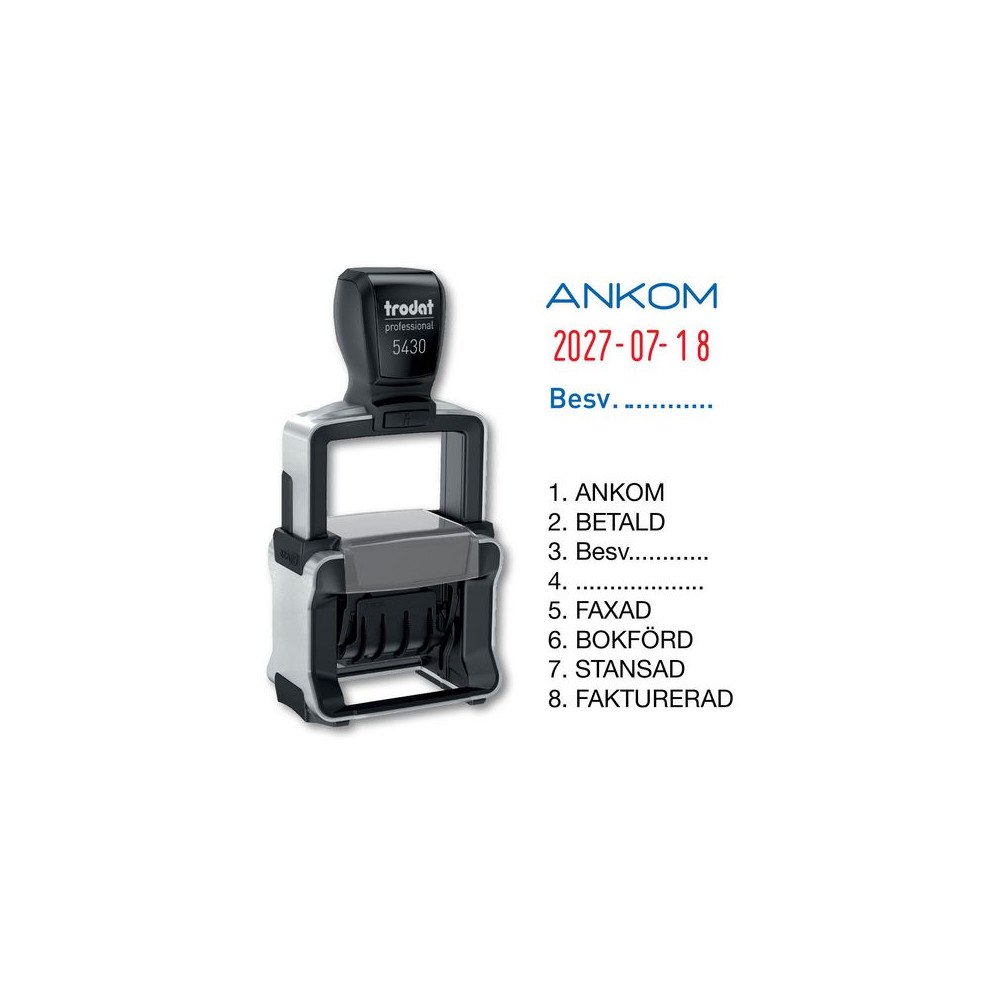 trodat Stämpel TRODAT 5430/L Dat m.standardtext