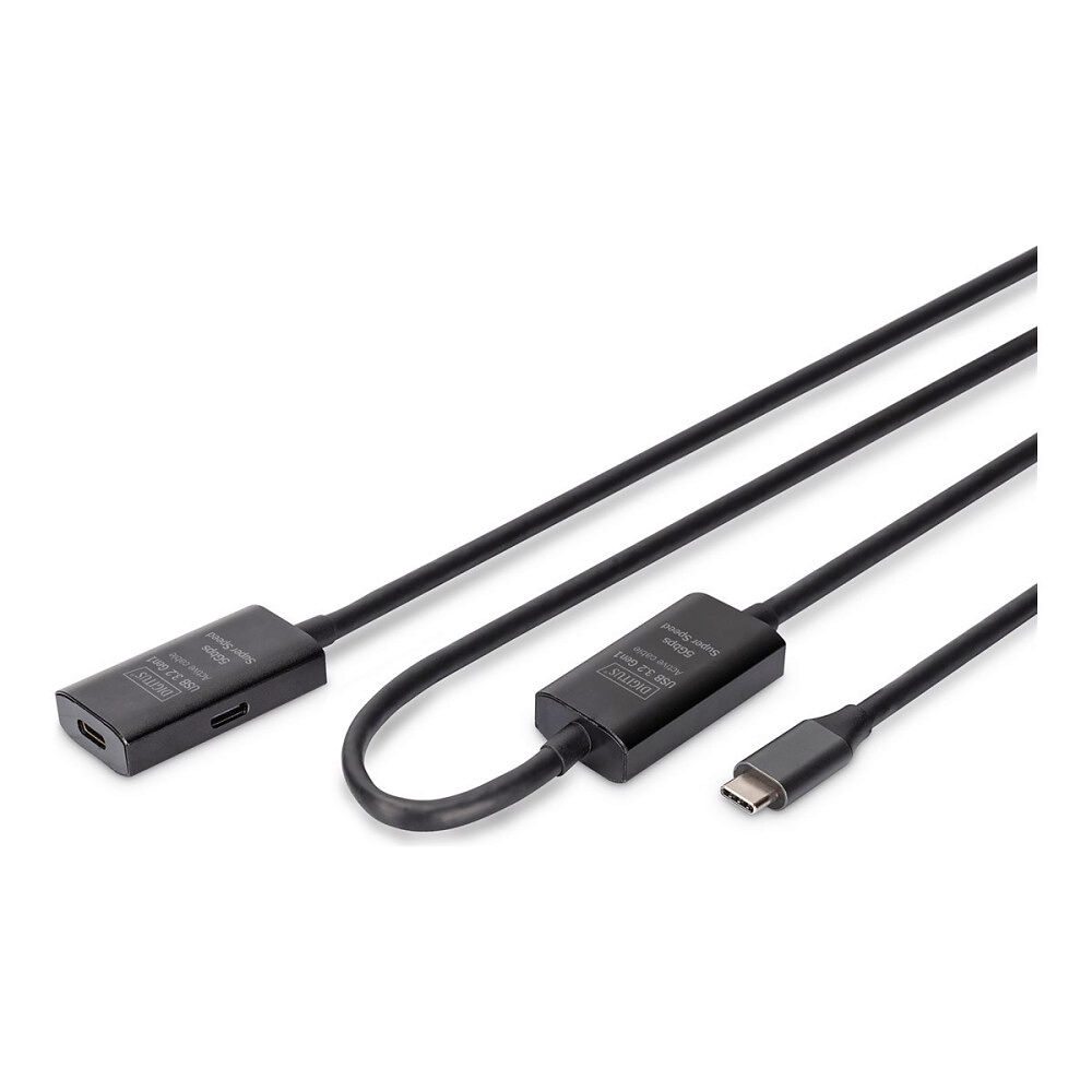 Digitus DIGITUS - USB-förlängningskabel - 24 pin USB-C till 24 pin USB-C - 10 m